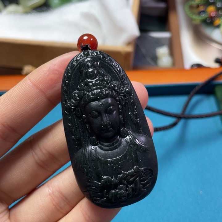 和田玉吊坠(不含链)未镶嵌