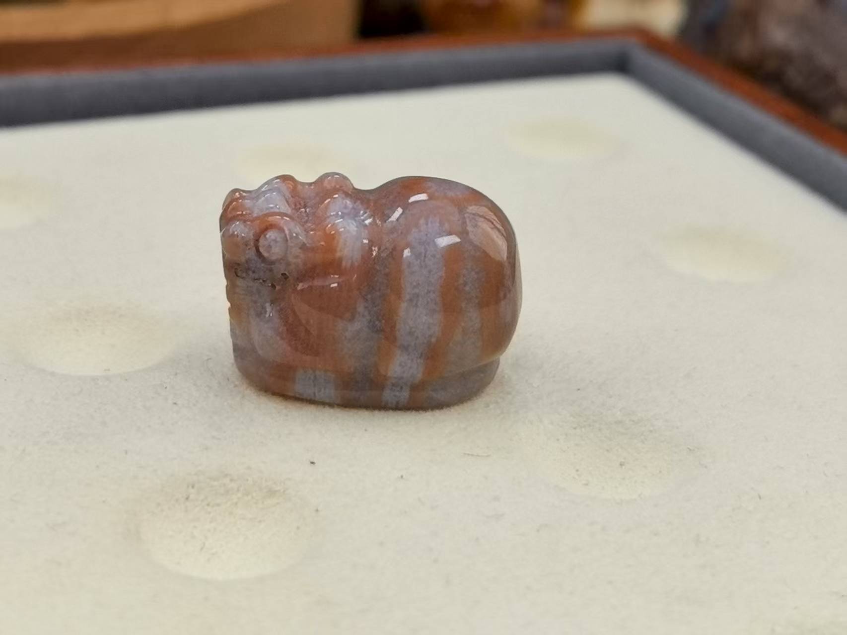 原石石头小小动物