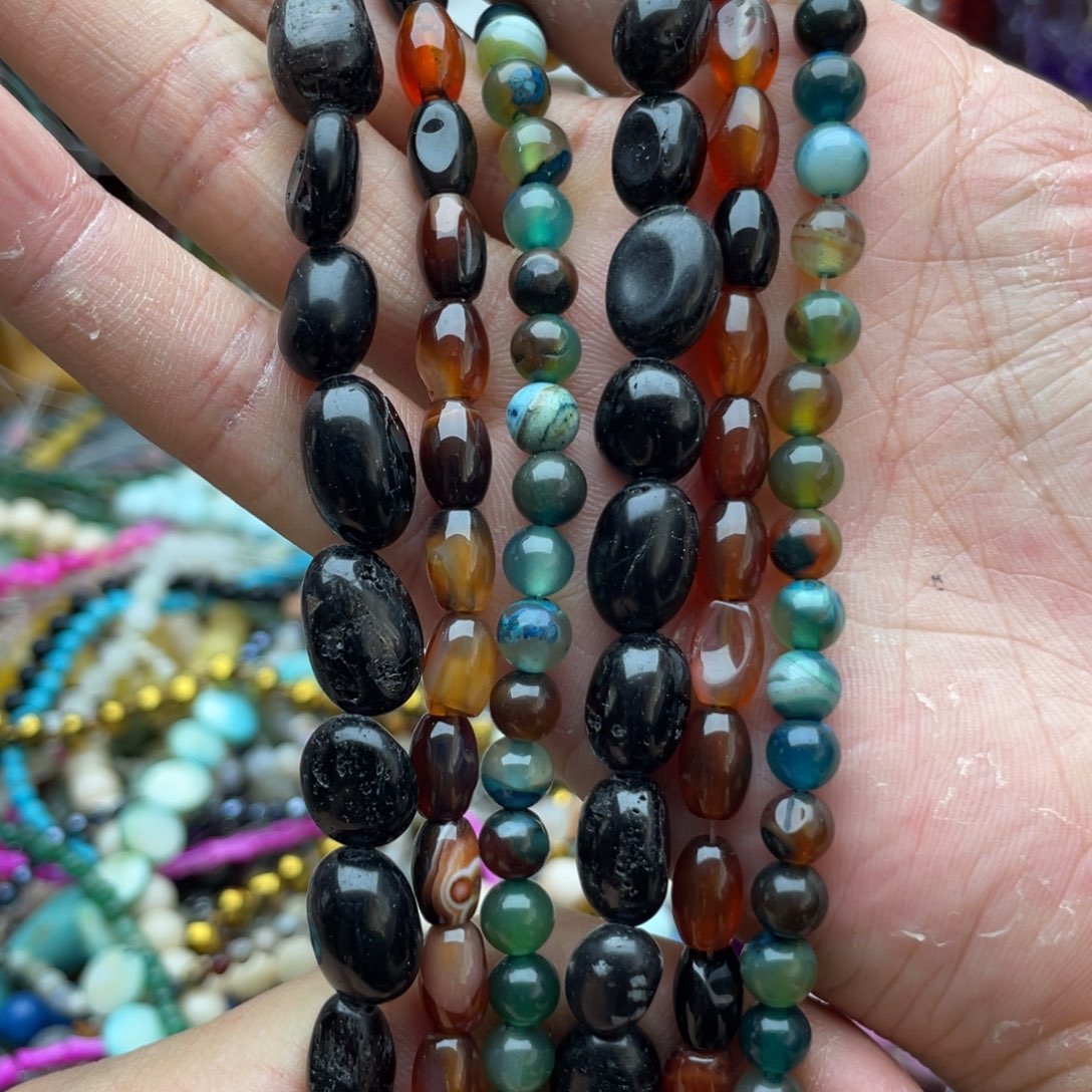 未镶嵌玛瑙/玉髓珠宝半成品37