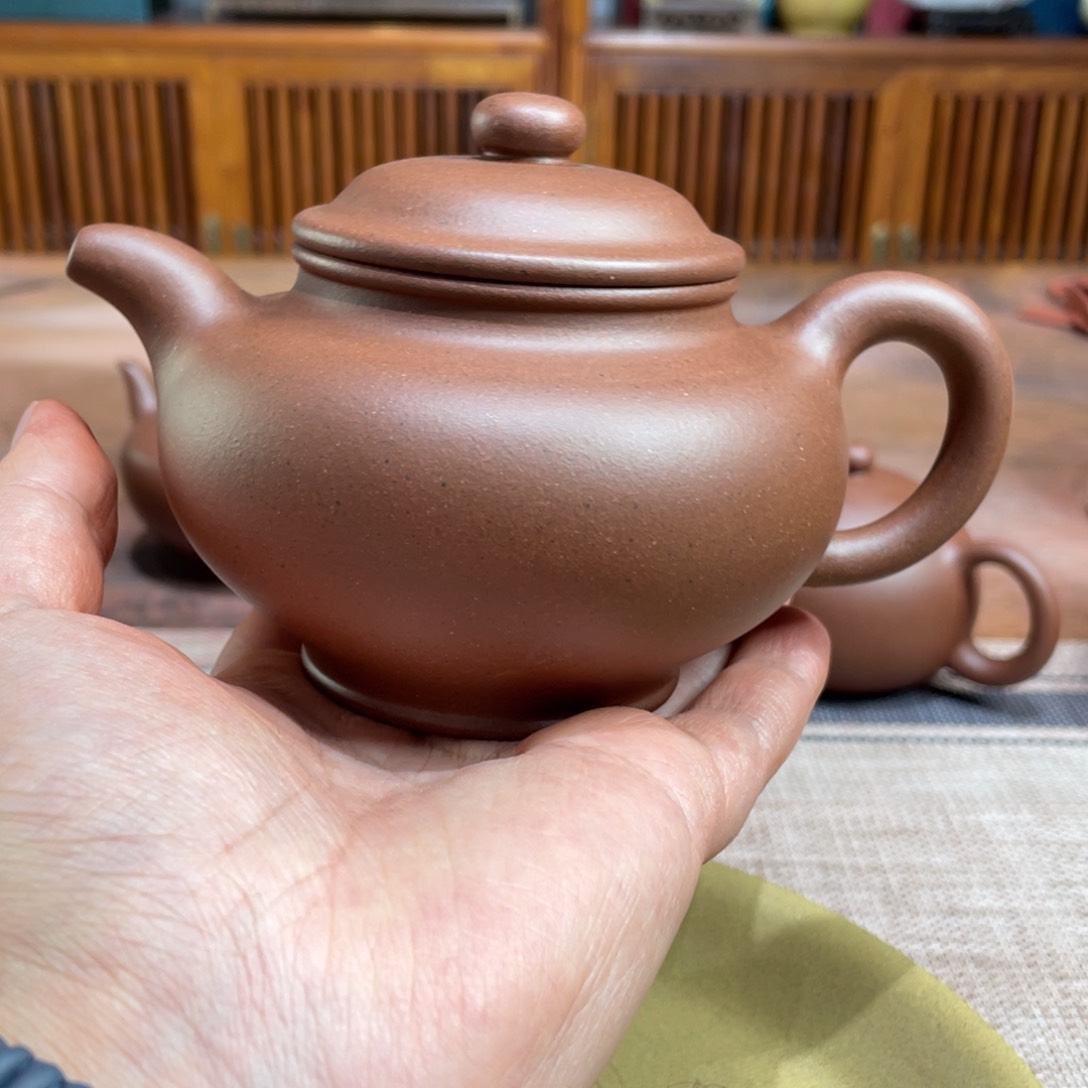 紫砂茶壶伟*宜兴紫砂原矿紫砂壶