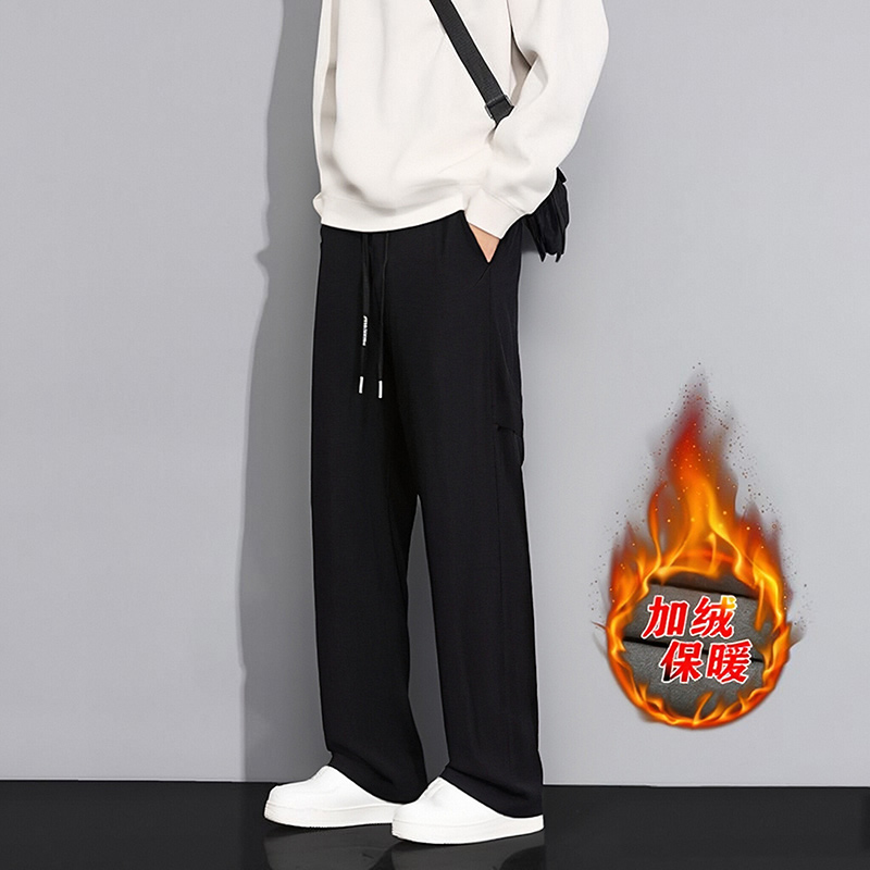 骆驼街户外徒步冲锋裤秋冬加厚防风防泼水透气宽松舒适休闲长裤