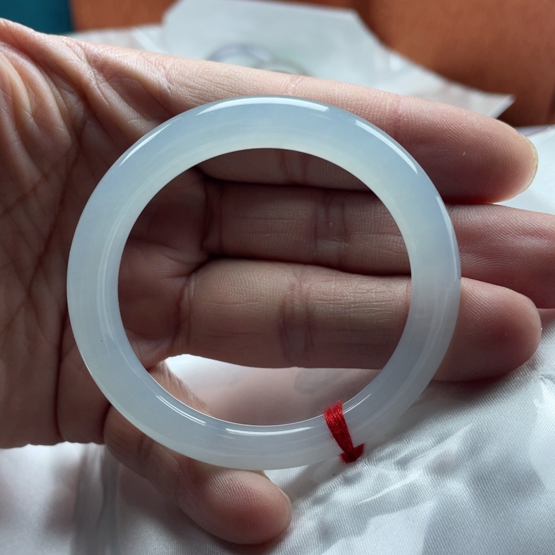 翡翠手镯未镶嵌52.2糯冰美人条