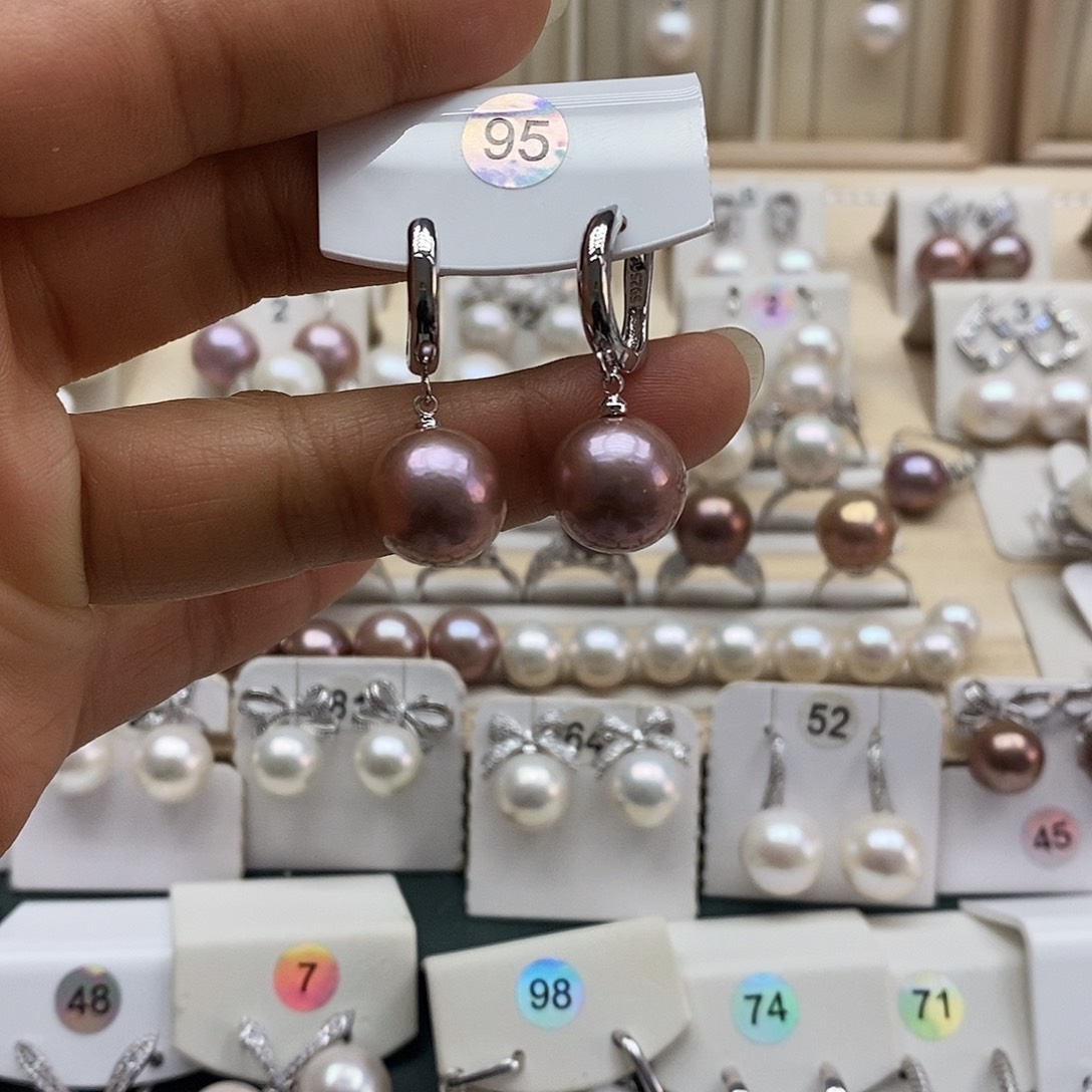 银S925镶嵌淡水珍珠颈饰