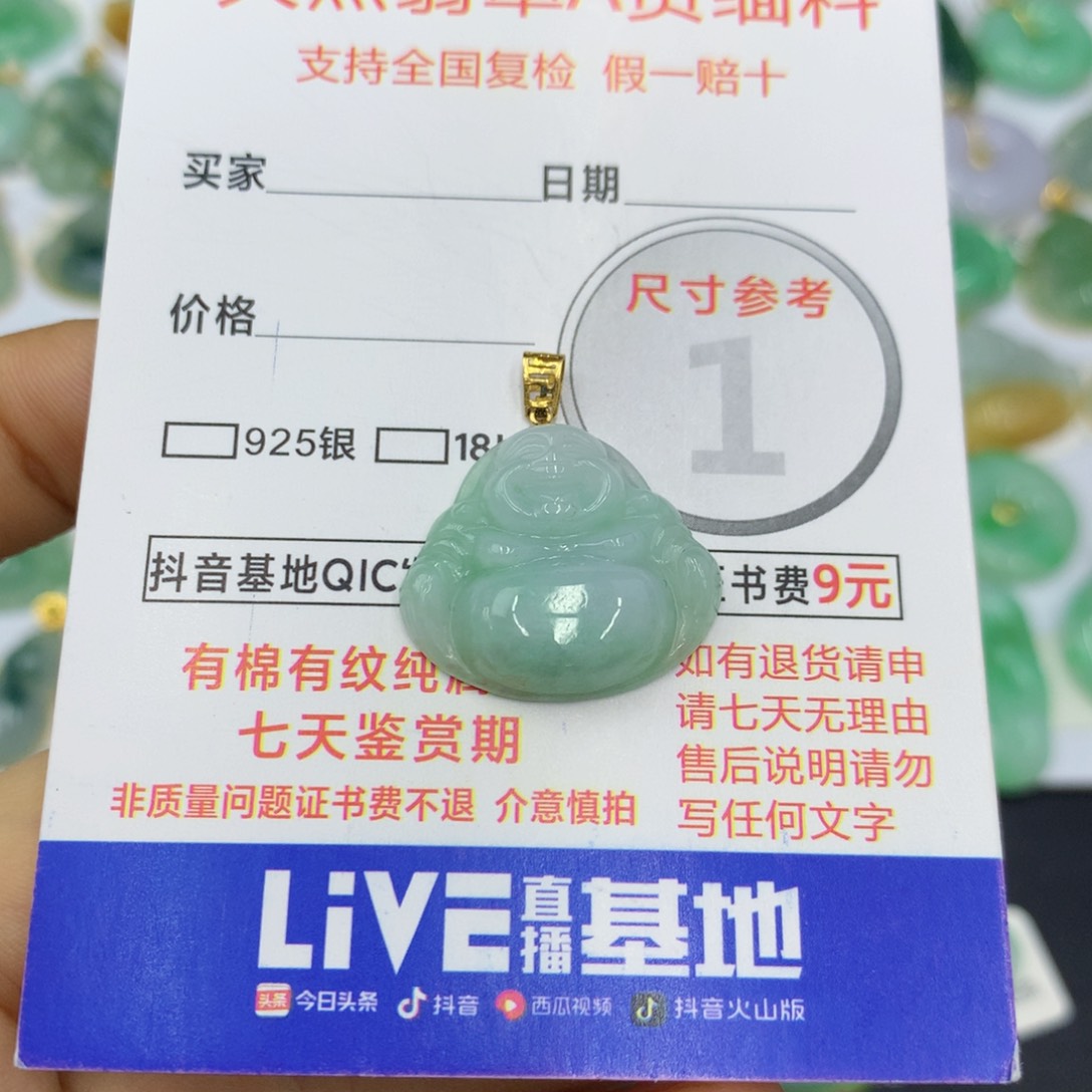 翡翠颈饰未镶嵌翡翠