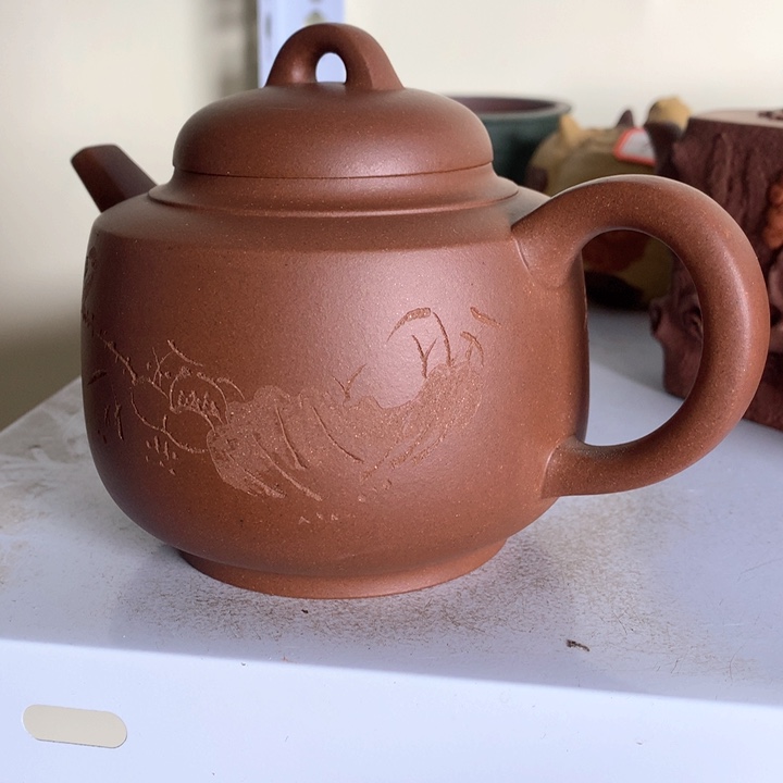 紫砂茶壶老***三原矿手工1470