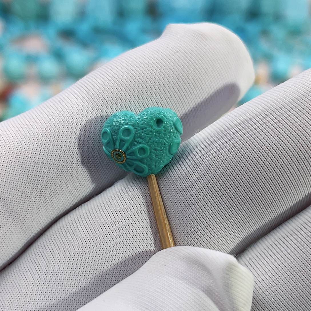 绿松石珠宝奇石未镶嵌