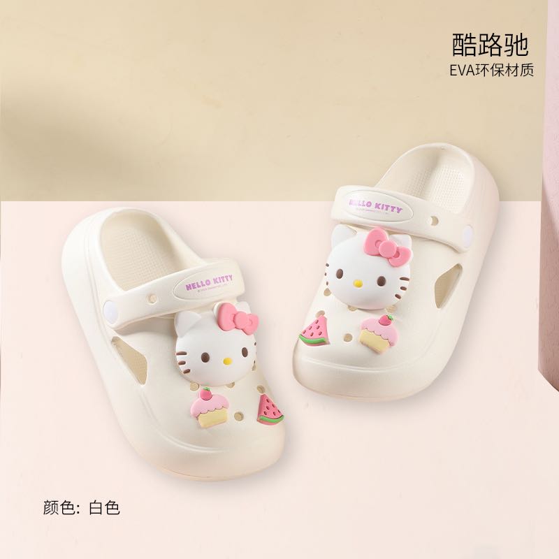 儿童夏季卡通可爱外穿花园拖鞋