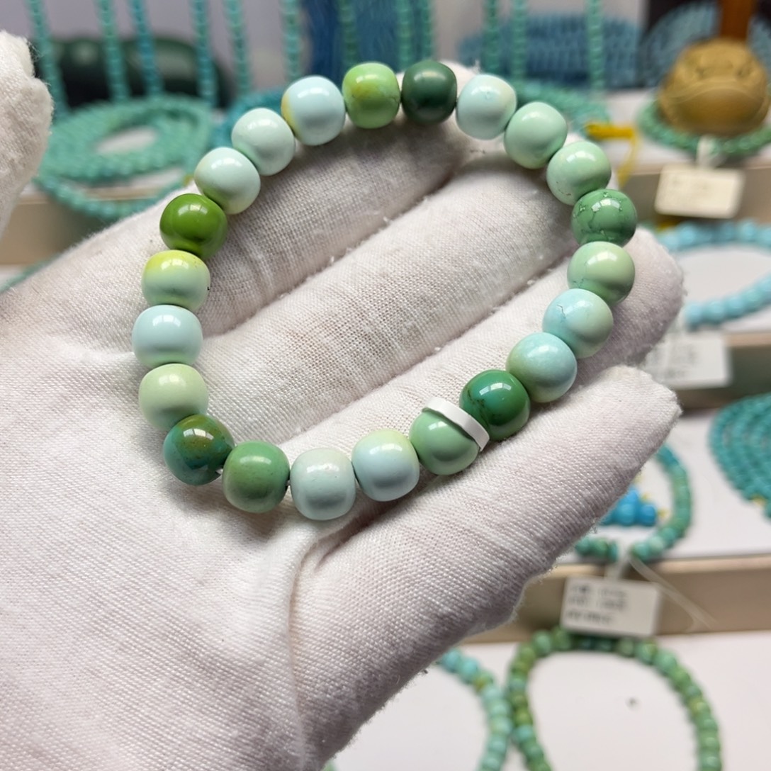 绿松石未镶嵌手链