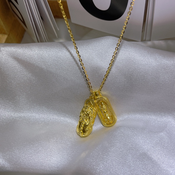 5G工艺足金999时尚百搭小貔貅金杵黄金套链
