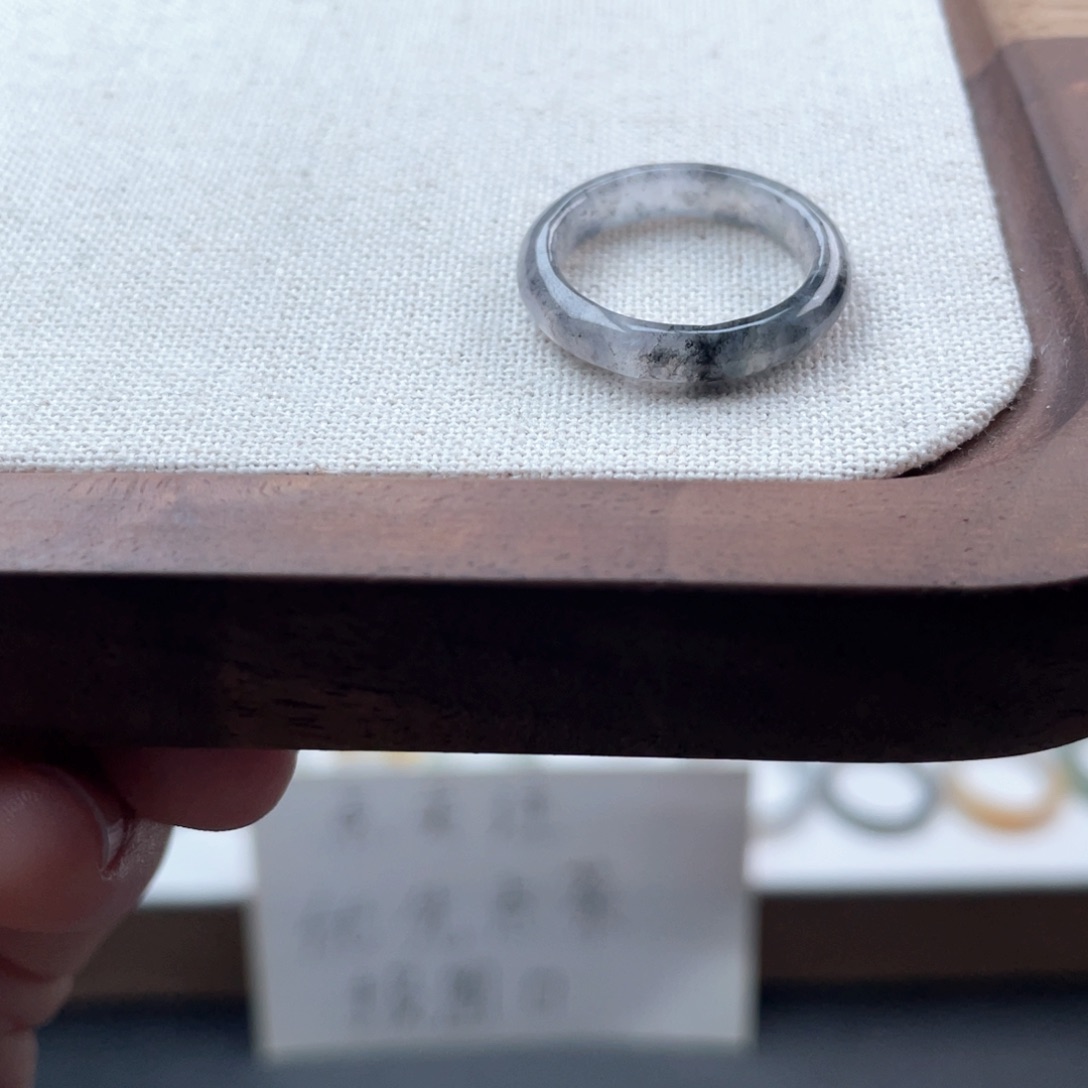 翡翠未镶嵌戒指6 号 港码 14