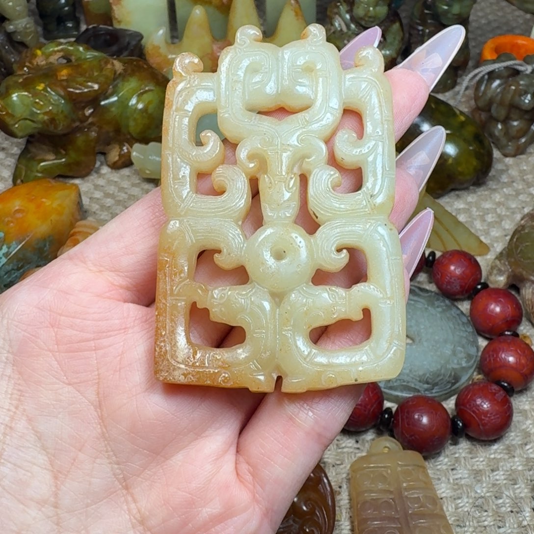 吊坠白玉菩提挂件