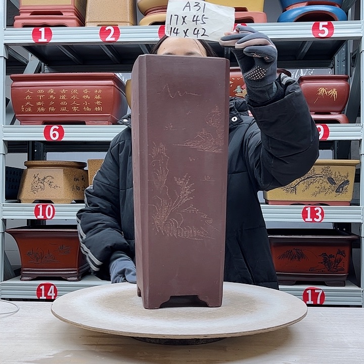 紫砂花盆紫砂花盆