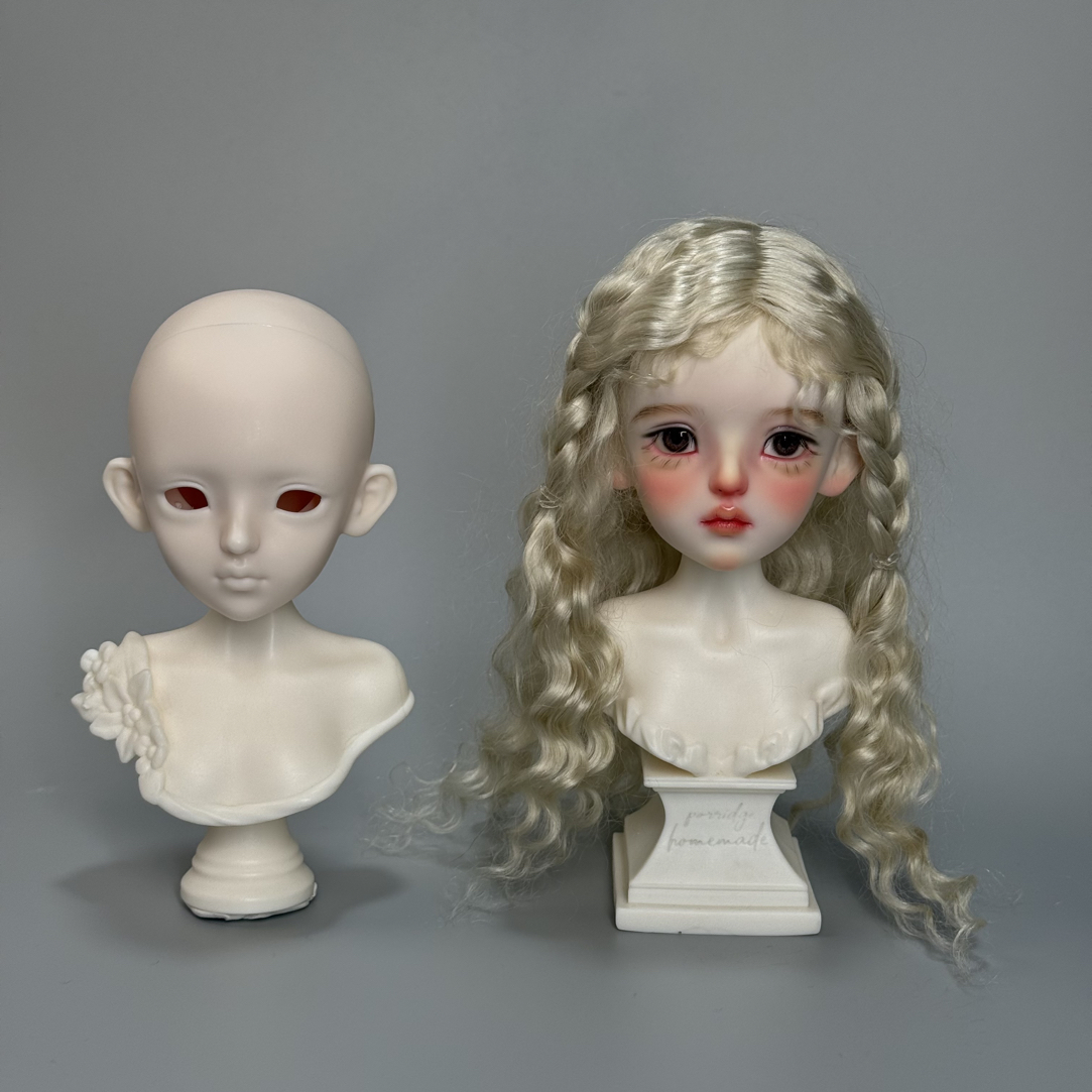 Lemon娃社-四分盎然带妆娃头 bjd四分娃头