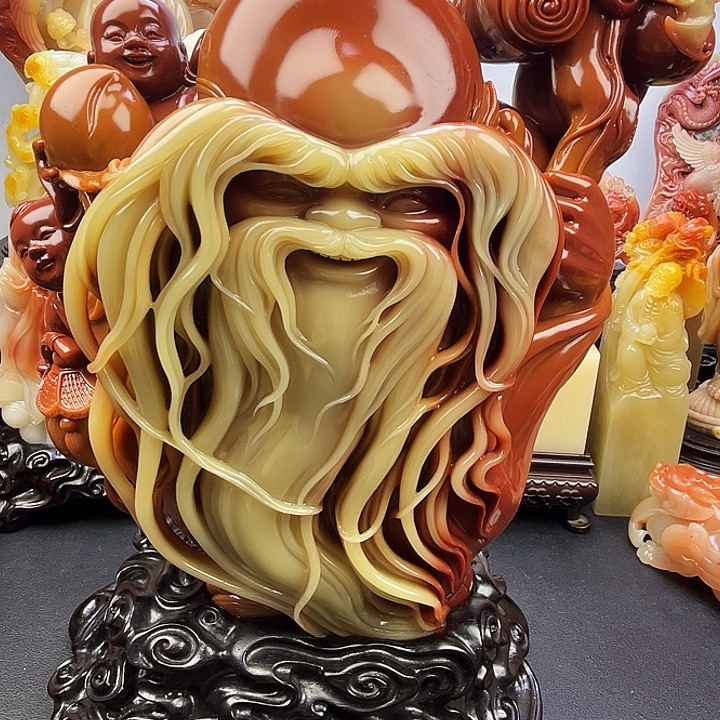 用***1寿山石寿星寿山石