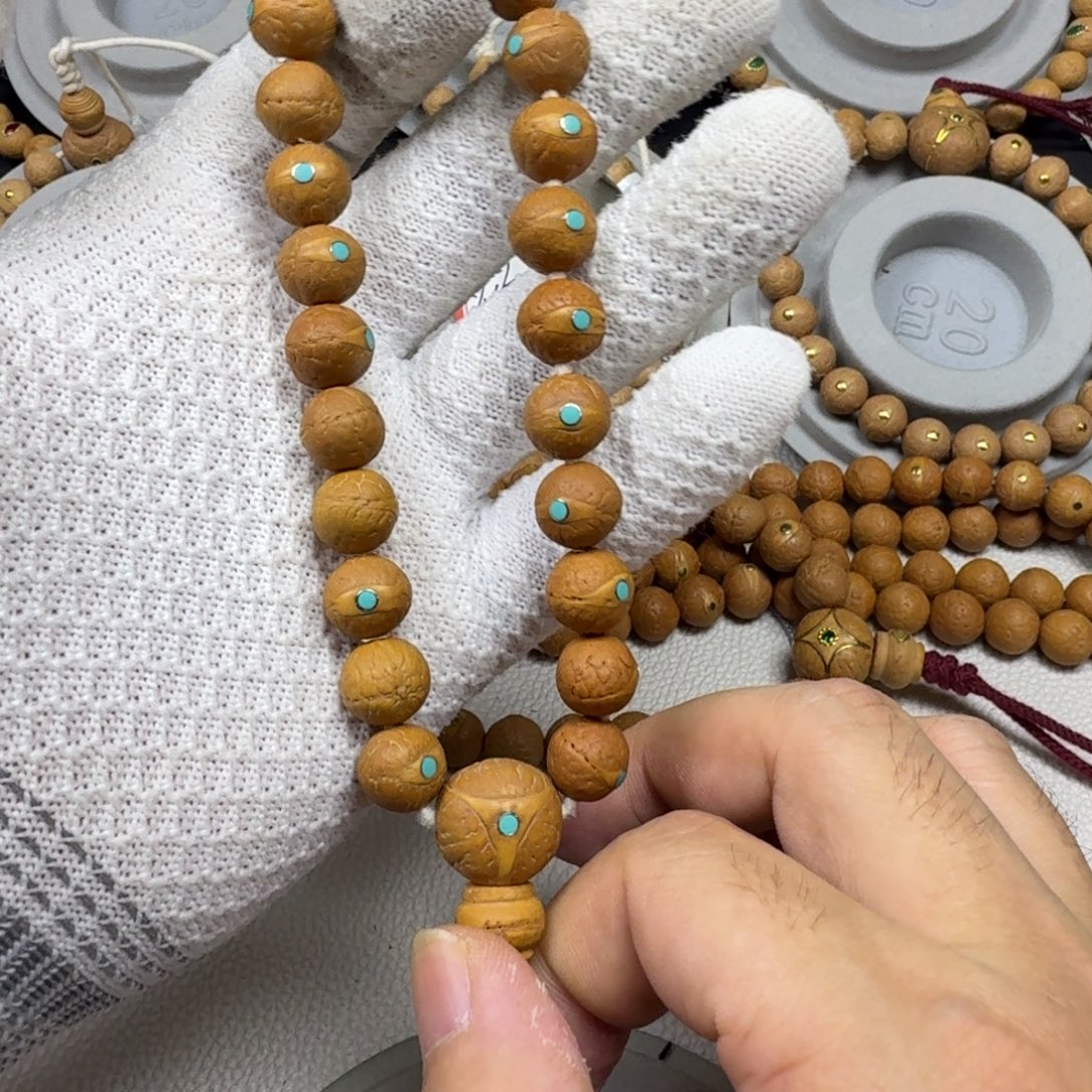 吊坠凤眼菩提11.5mm凤眼手串蓝钉