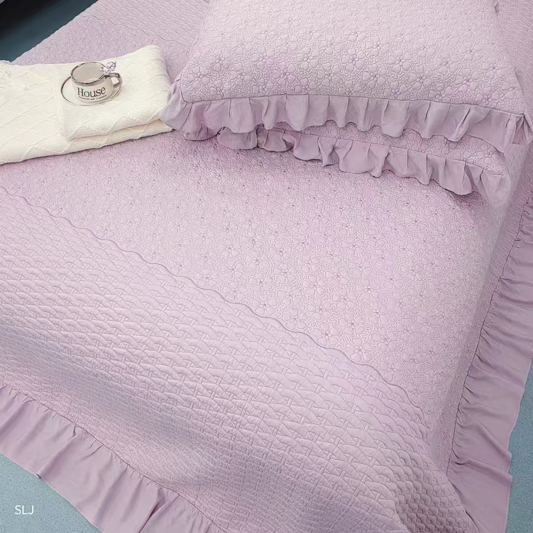 实体店孤品秒杀莫代尔床盖三件套