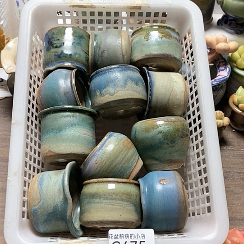 紫砂花盆475瑕疵品口径4到5左右