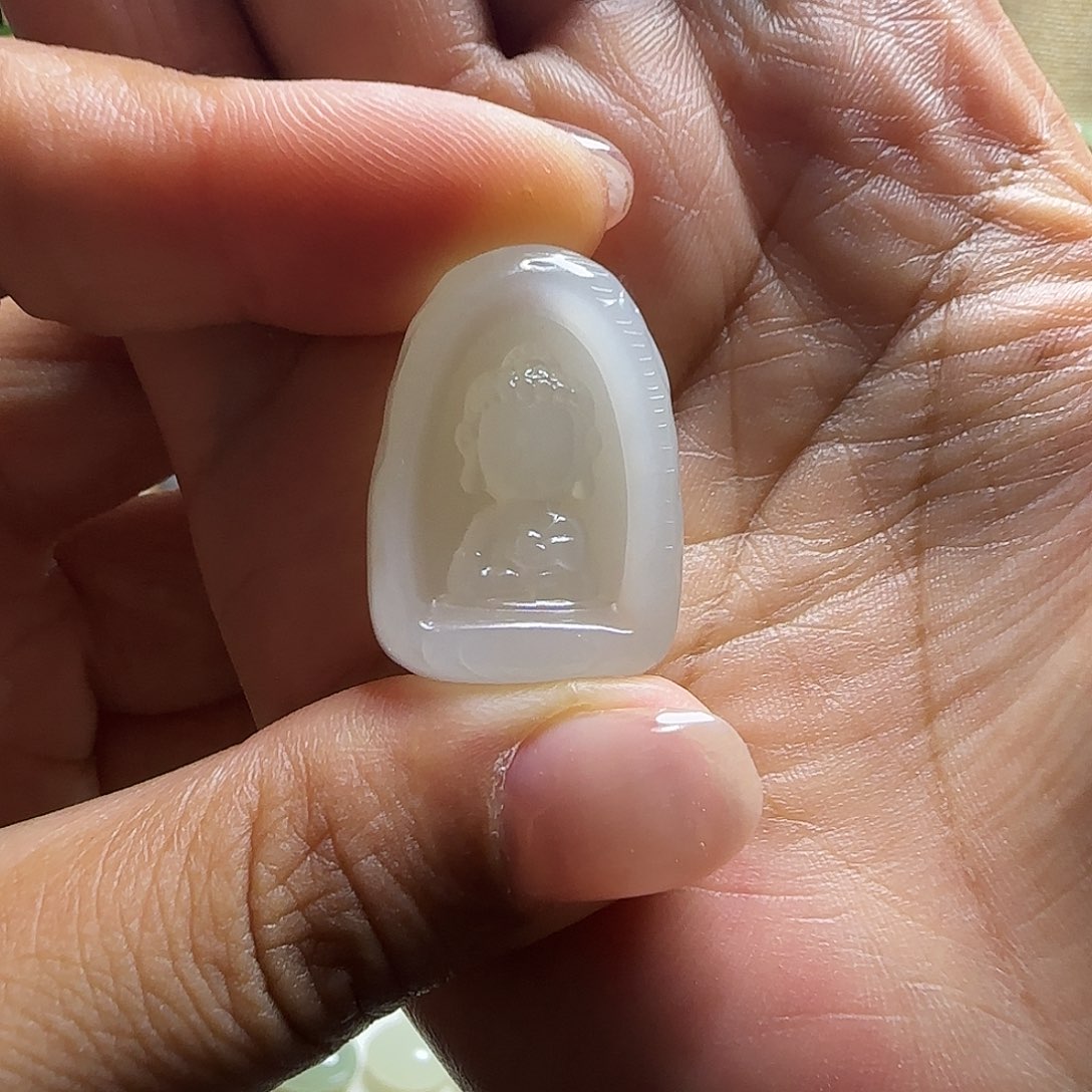 3***）和田玉未镶嵌颈饰