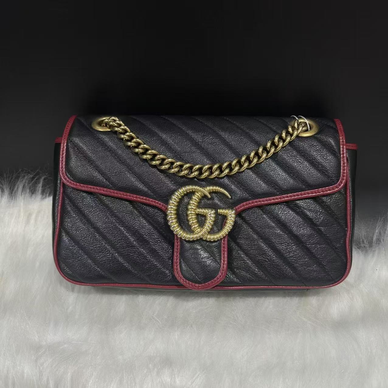 95新 GUCCI/古驰 马蒙26单肩斜挎包