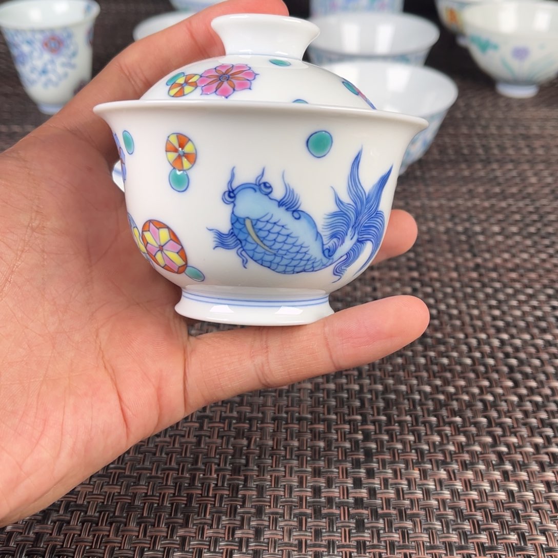 瓷片景德镇陶瓷杯子