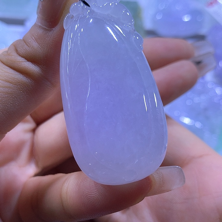 颈饰未镶嵌翡翠天然翡翠A货吊坠