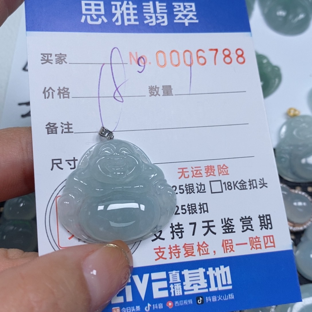 翡翠颈饰未镶嵌天然缅甸翡翠