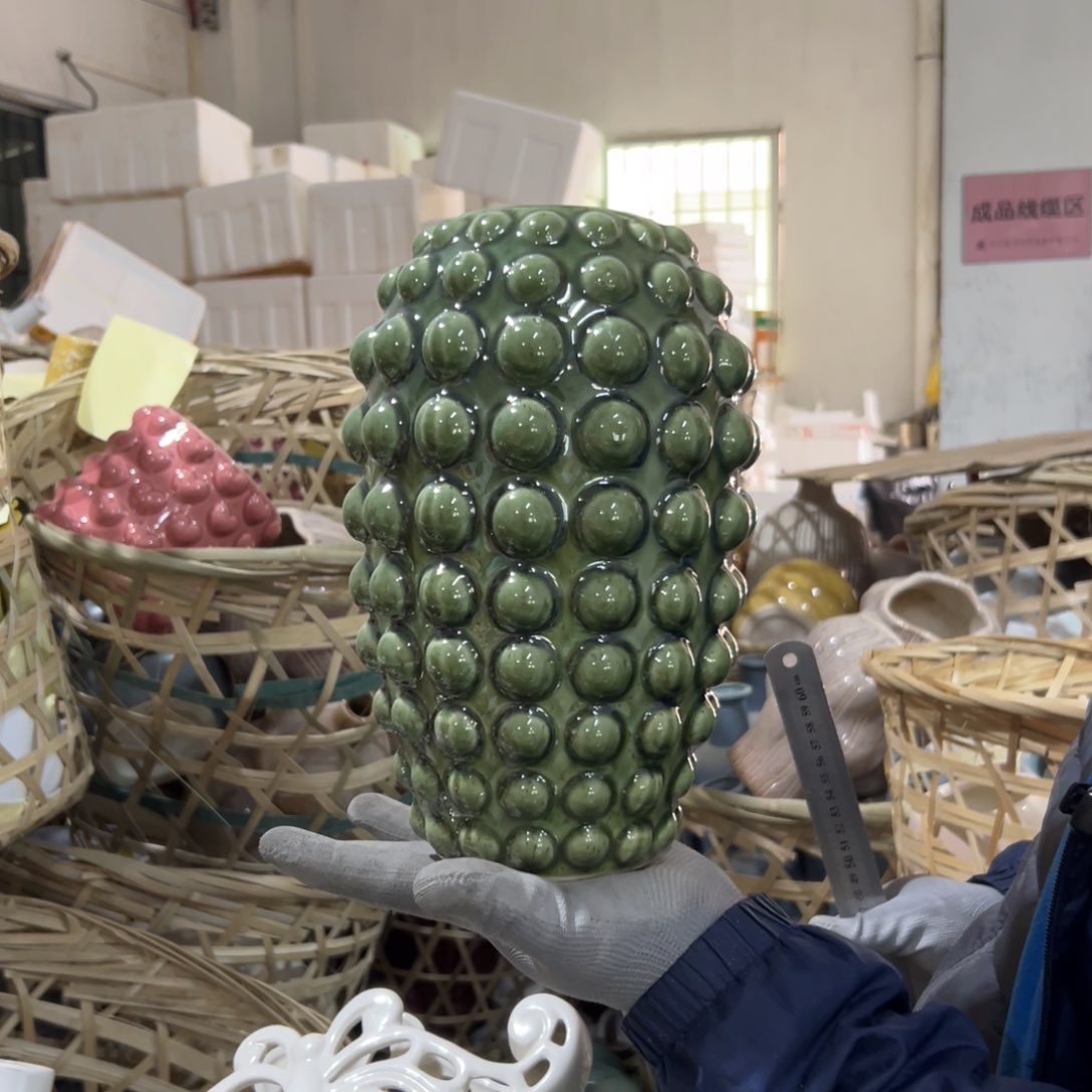 摆件61 号高中低温陶瓷工艺瓶（部分微瑕）