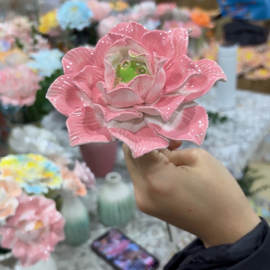 陶瓷花，拍满20发货，退款拉黑