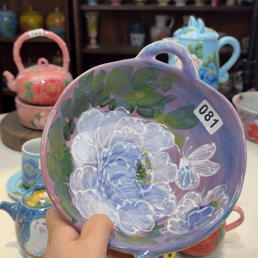 景德镇手绘高温釉下彩陶瓷茶具