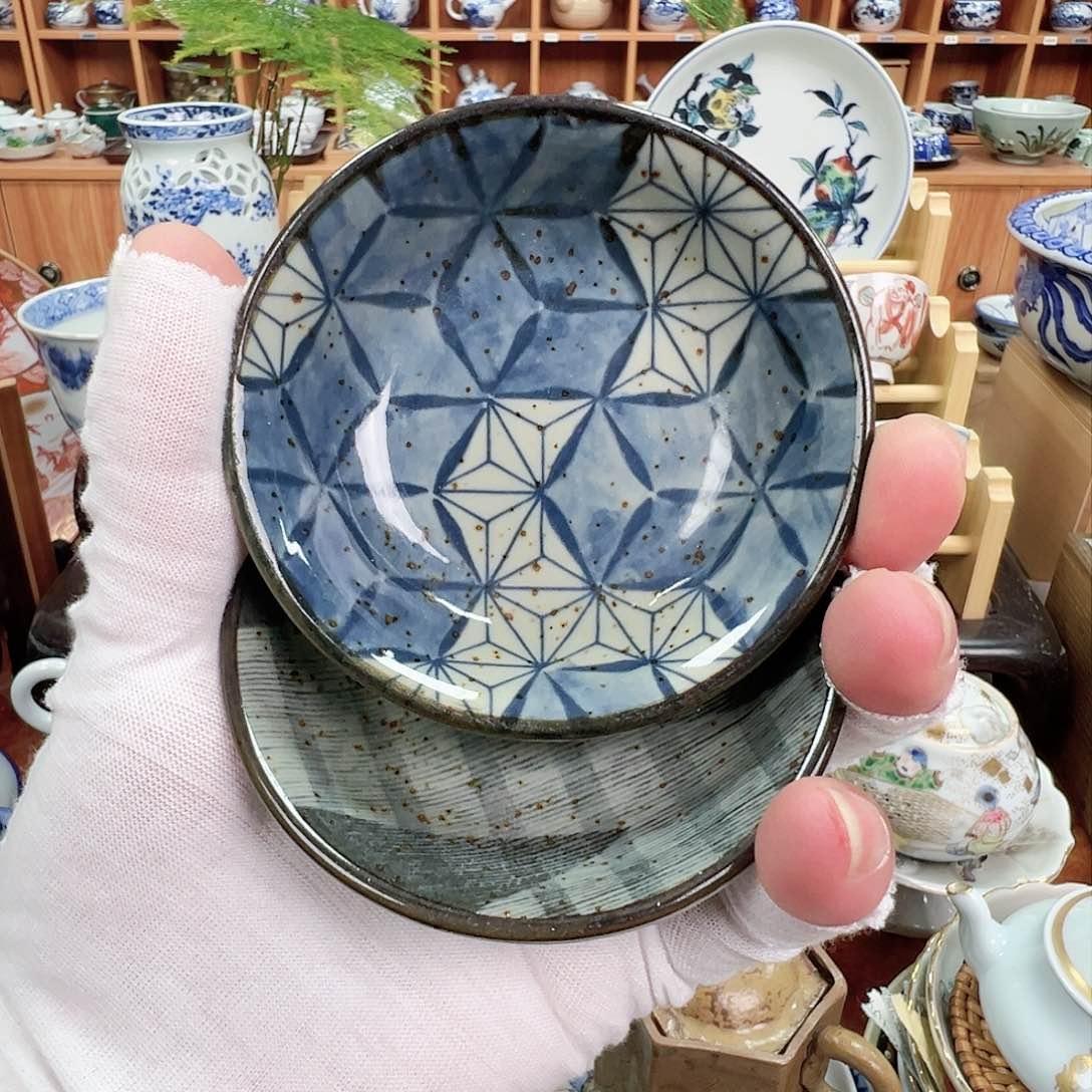 柴窑茶具茶杯茶壶料碟两只