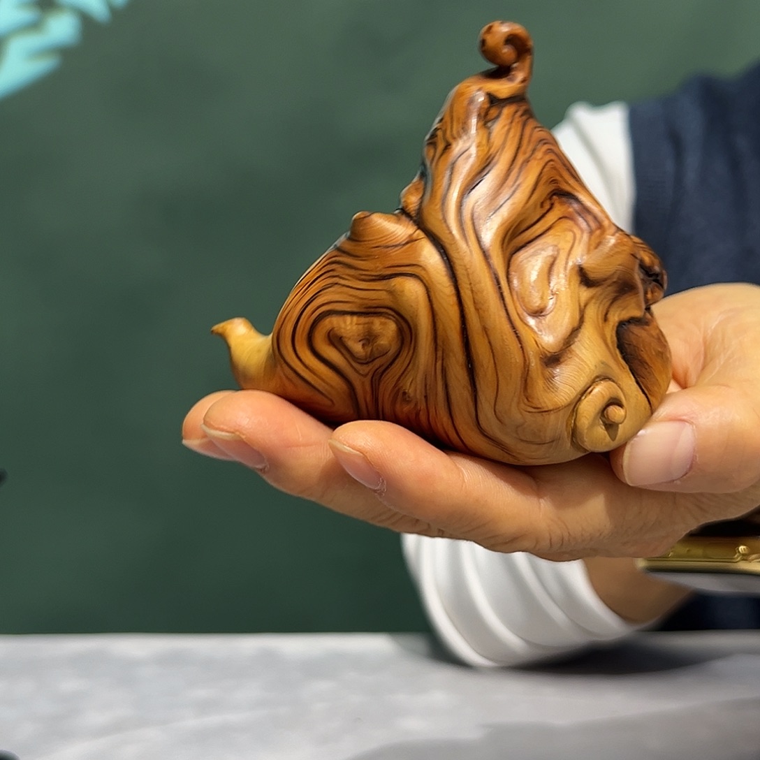 奔***牛柏木（崖柏）把把壶