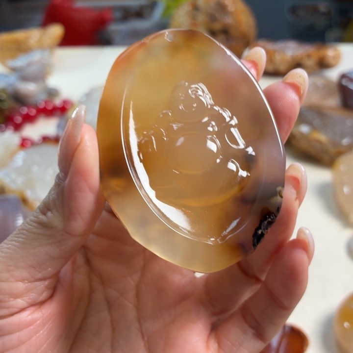 玛瑙/玉髓未镶嵌吊坠(不含链)