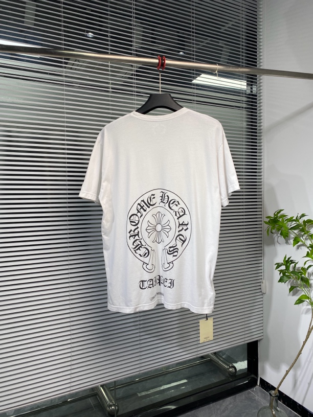 99新 Chrome Hearts/克罗心 短袖 T恤 马蹄 十字印花 XL码 ko2013