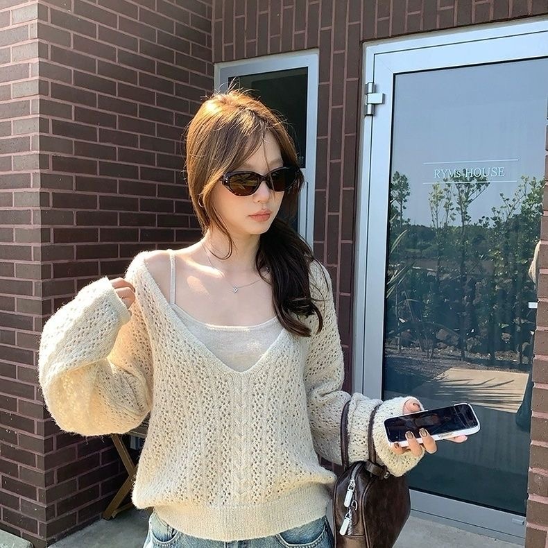 妍妍的梵星服饰【45-89】秋冬气质韩系毛衣外套设计感时尚-定制款