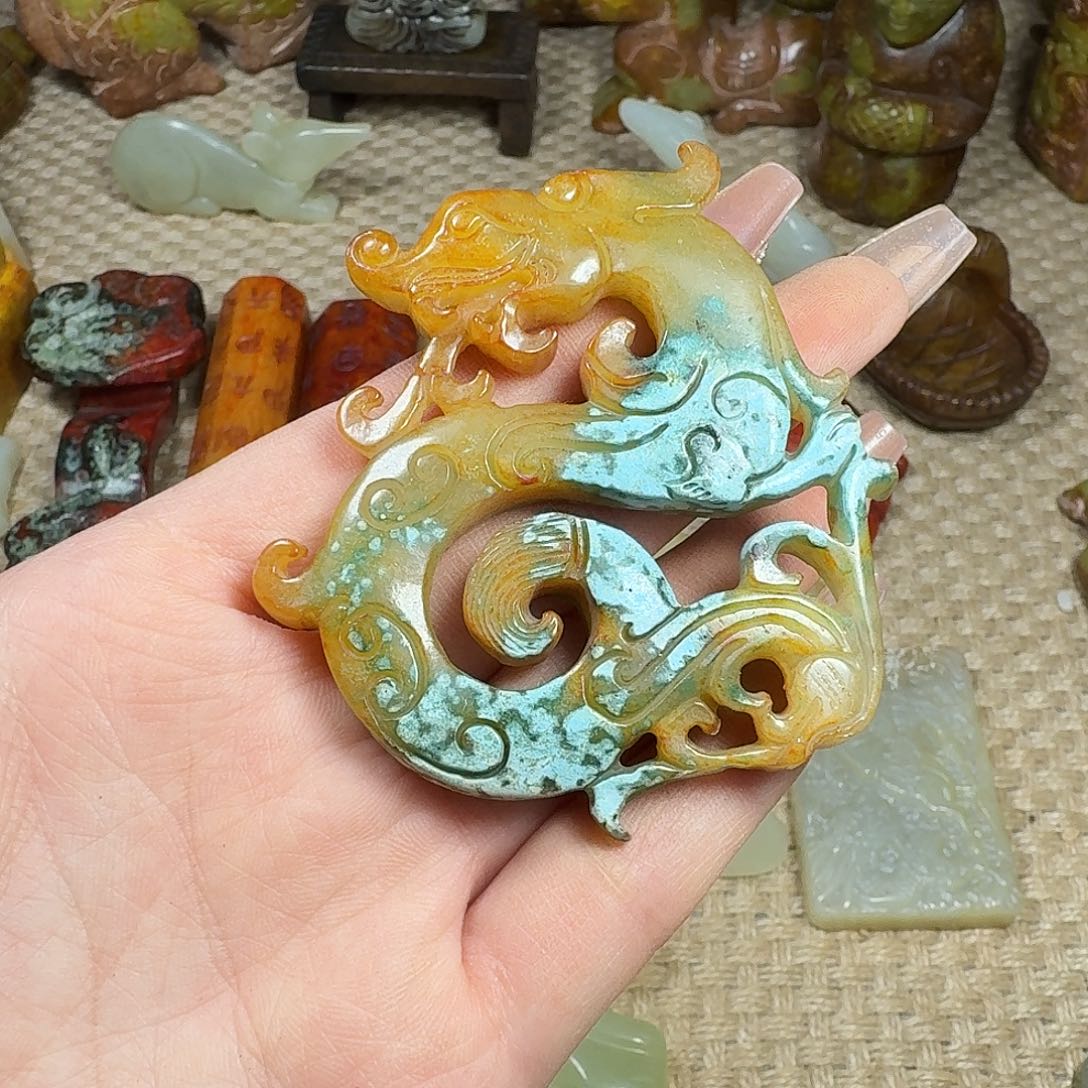 白玉菩提吊坠挂件