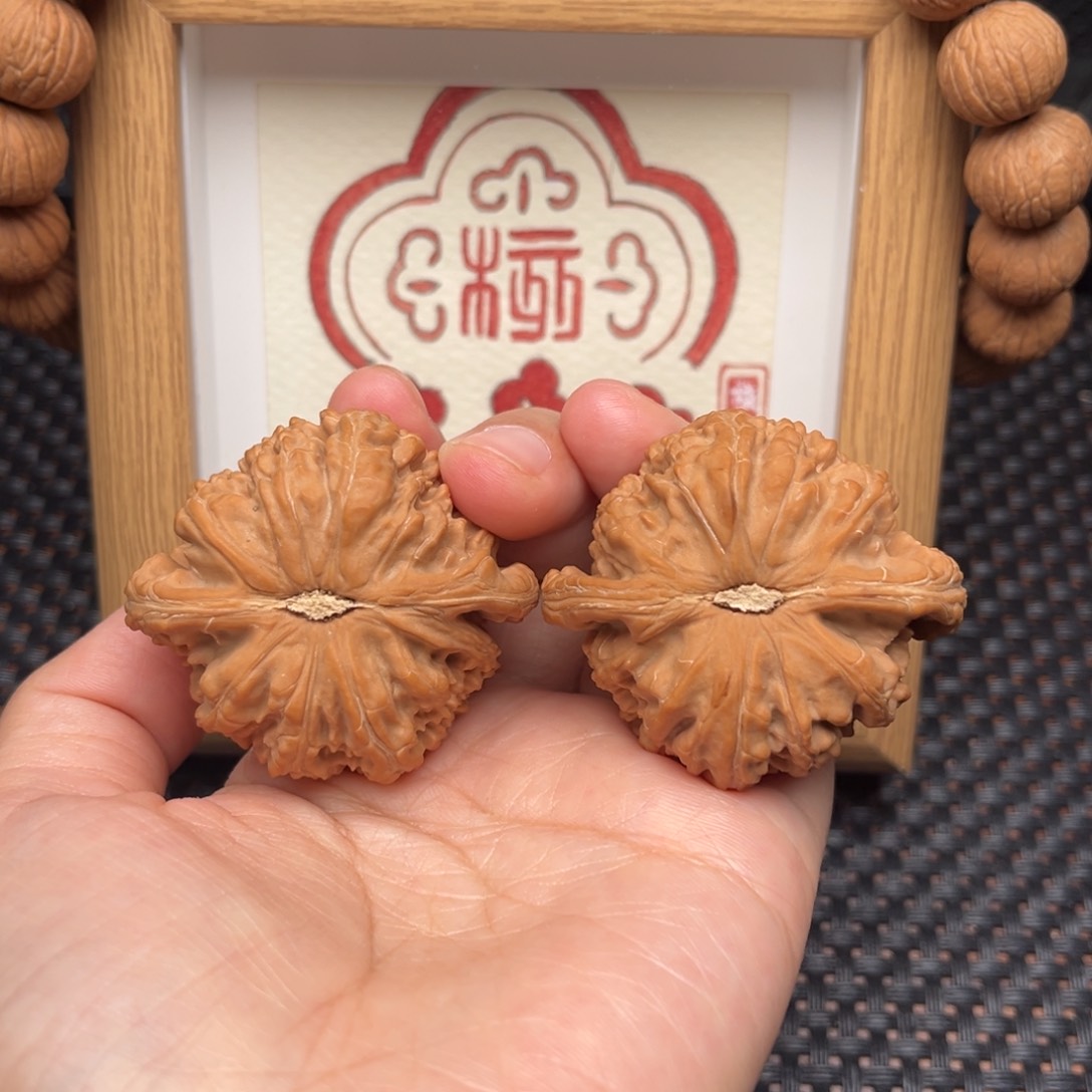 吊坠文玩核桃-****^白狮子