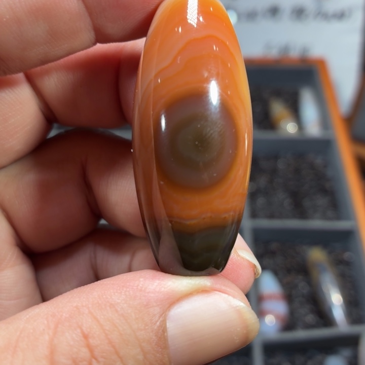 玛瑙/玉髓散珠_HEIMORI 天然天珠