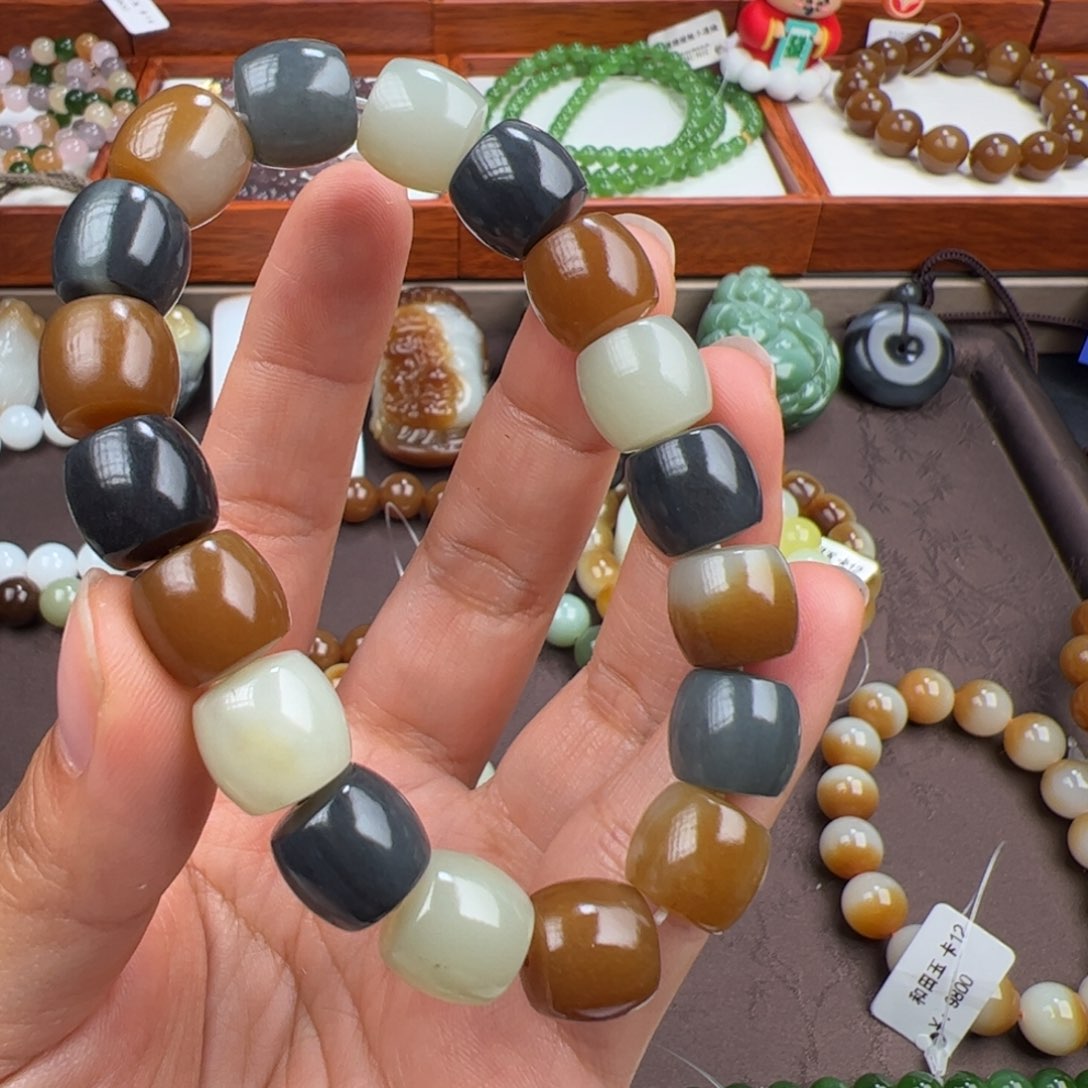 和田玉手链未镶嵌