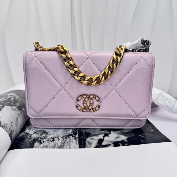 99新 Chanel/香奈儿 粉色19woc/8696