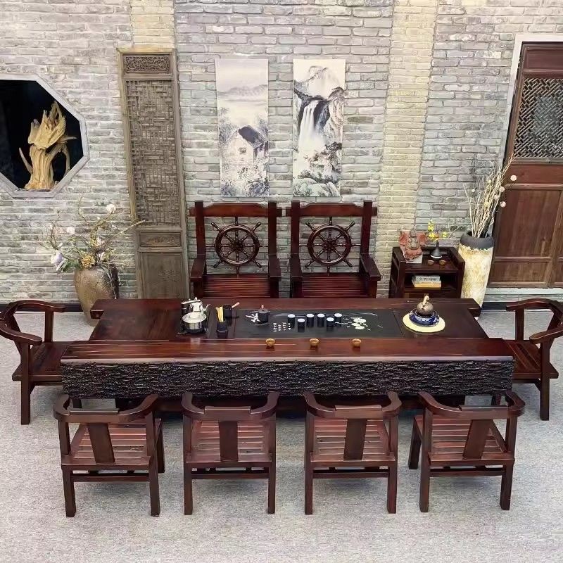 客厅办公室家用新中式茶桌椅泡茶桌喝茶桌茶艺茶具简约古典禅意茶