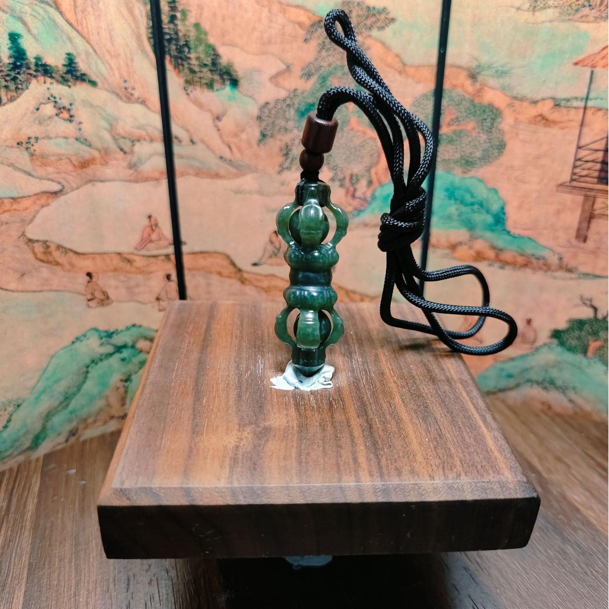 N和田玉降魔杵吊坠0516