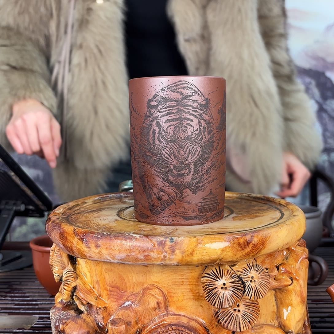 紫砂茶杯一壶李一壶李