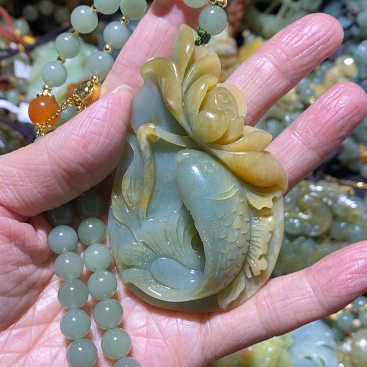 岫玉岫玉吊坠未镶嵌