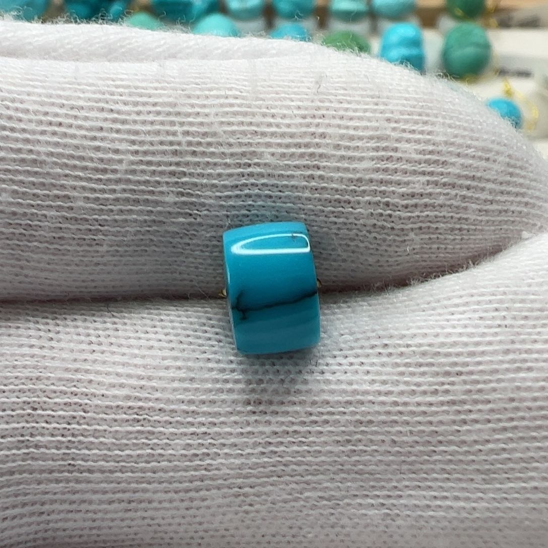 绿松石直切珠 未镶嵌