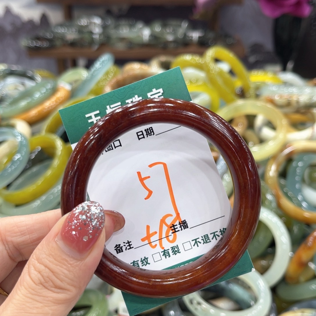未镶嵌蛇纹石玉手镯手镯