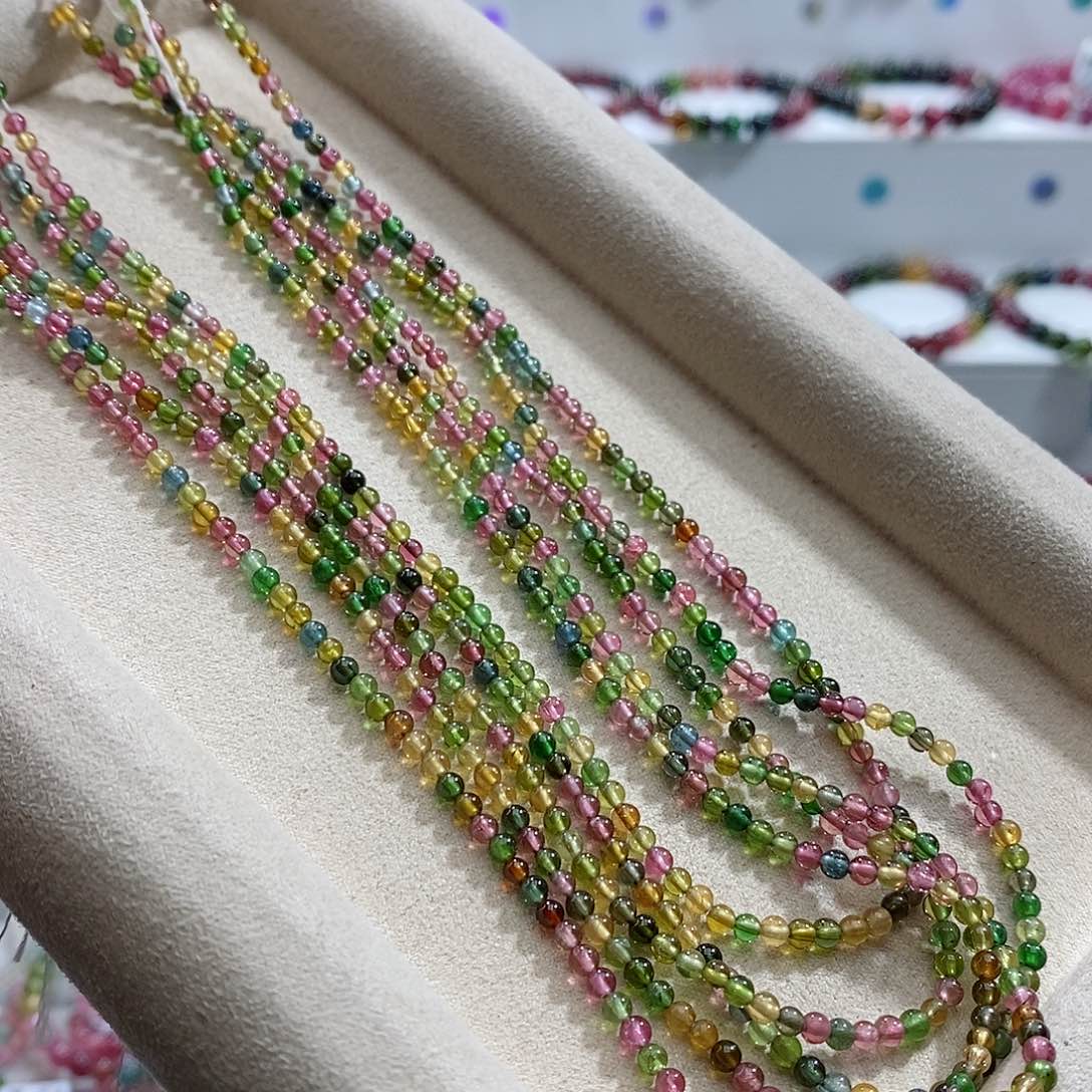 碧玺手链未镶嵌多样性发一条