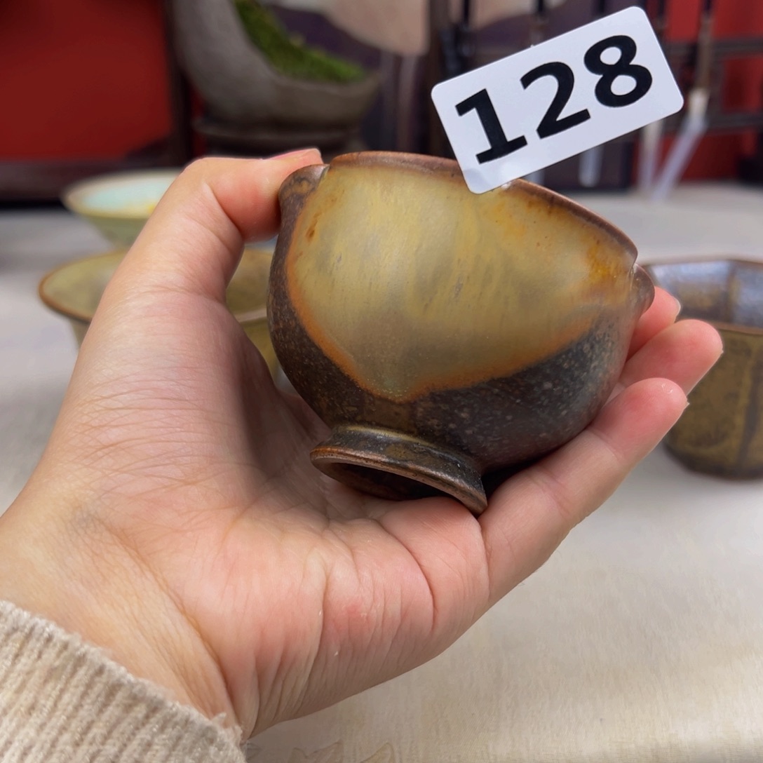 杯纯手工柴烧主人杯