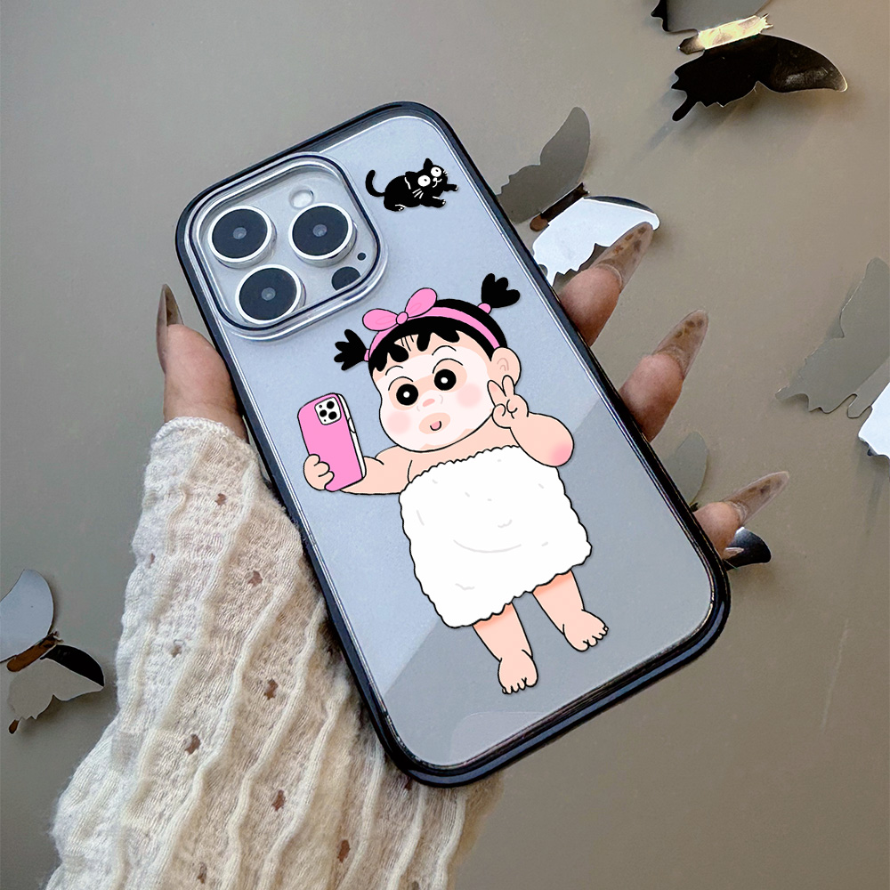 【AI键全包】搞怪小新适用苹果16promax手机壳iphone15/17