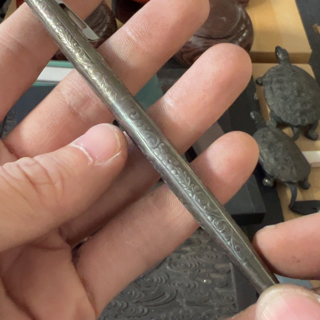 ****牛银日本中古工艺品摆件