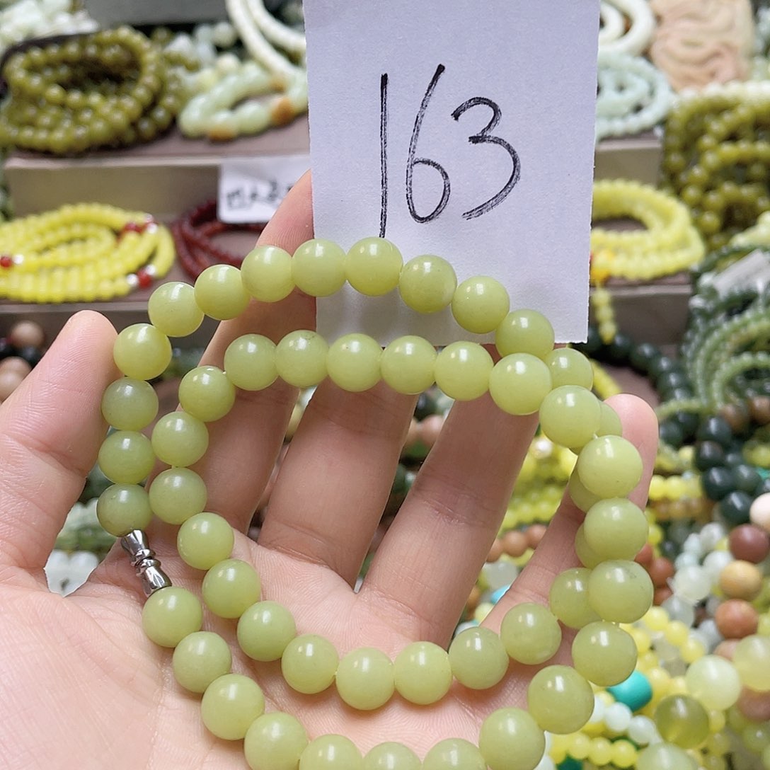 未镶嵌蛇纹石玉手链